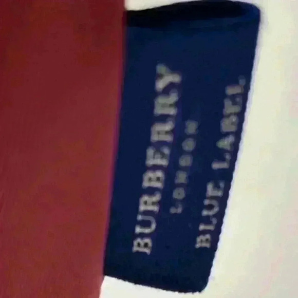 🔥🔥 Burberry Blue Label XL Red Plaid Tote & COA EUC! - Picture 2 of 7